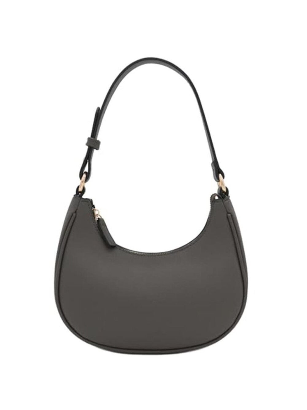 Womens Small Crossbody Bag PU Leather Zipper Shoulder Purse Adjustable Strap